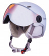 Blizzard W2W DOUBLE VISOR white matt, orange lens, mirror